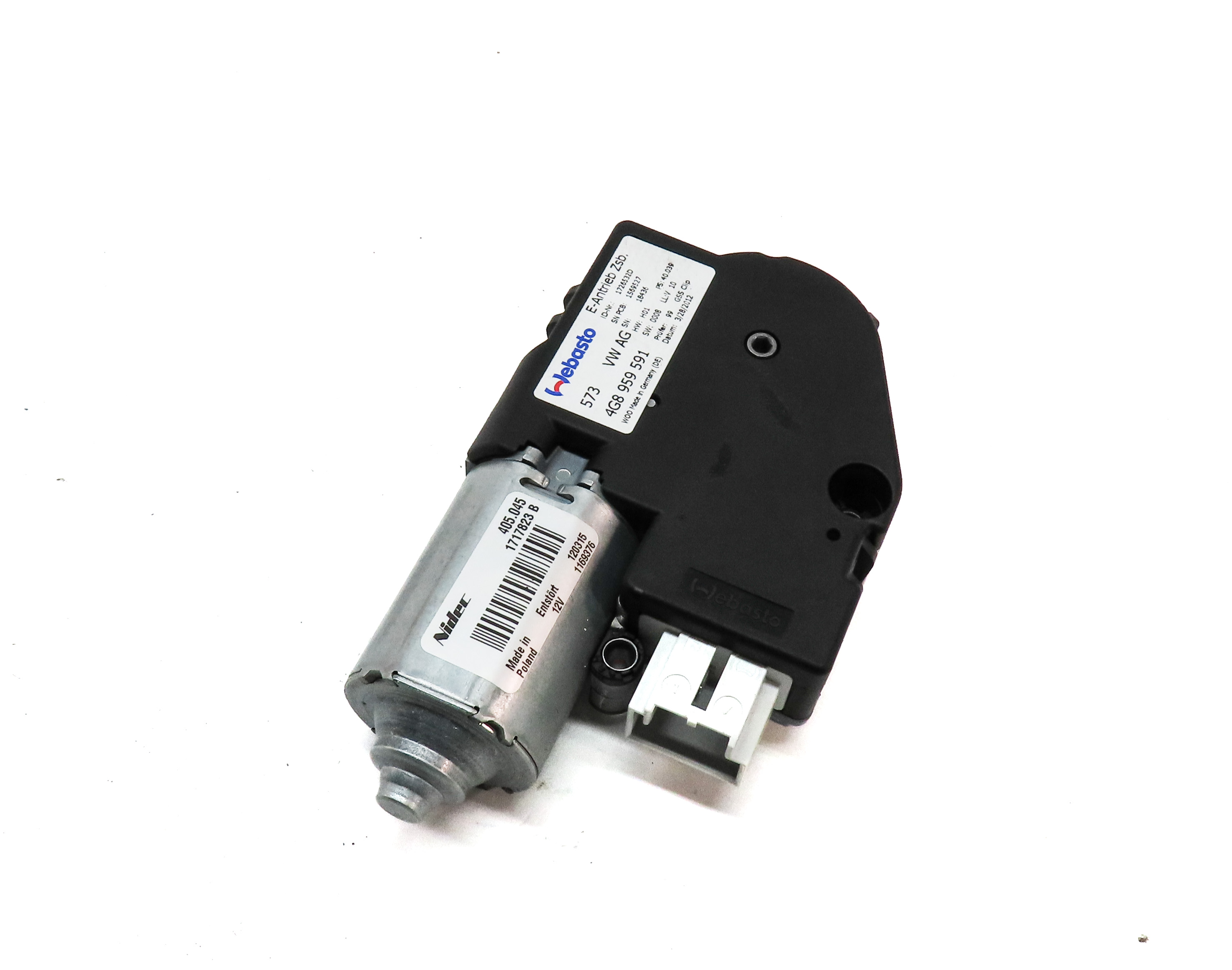 2012-2018 AUDI A6 A7 S6 S7 (C7 4G8) SUNROOF SUN ROOF WINDOW MOTOR — exact item pictured